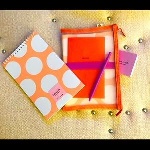 NWT Kate Spade notebook bundle + spiral